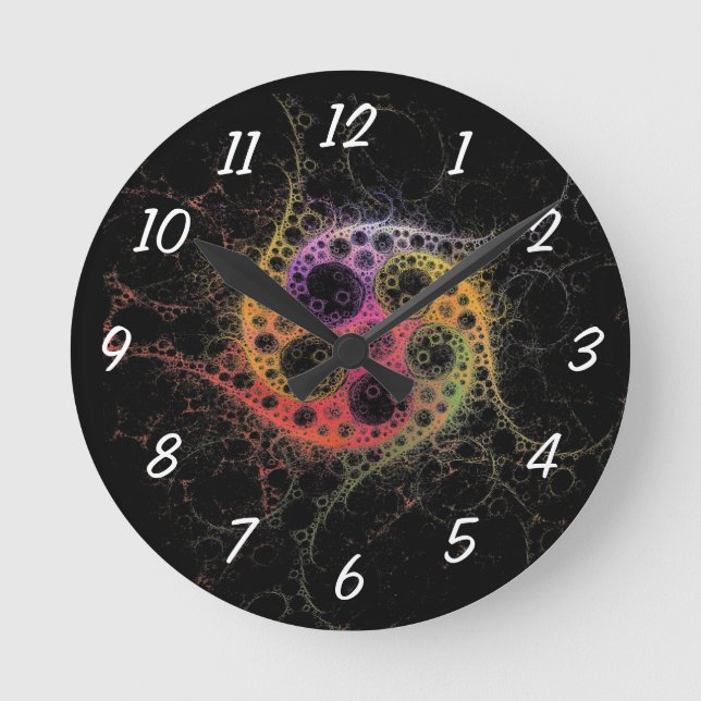 Redondo Aderido ao Relógio Central Round (Frente)