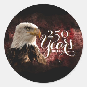 Redondo Adesivo Águia Patriótica 250 Anos
