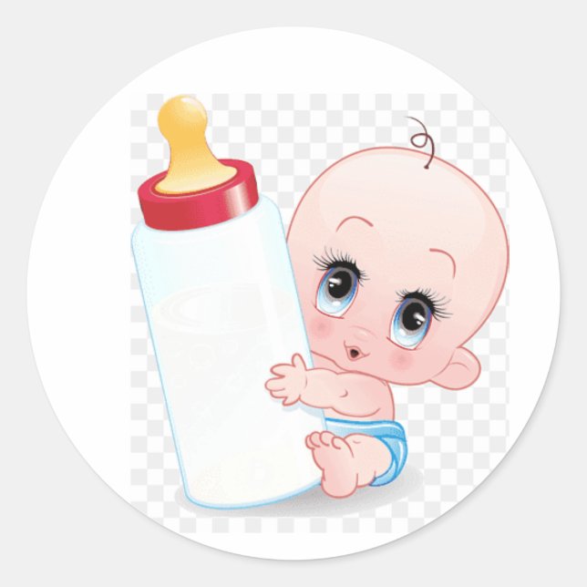 Redondo adesivo baby (Frente)