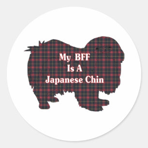Redondo Adesivo BFF de queixo japonês