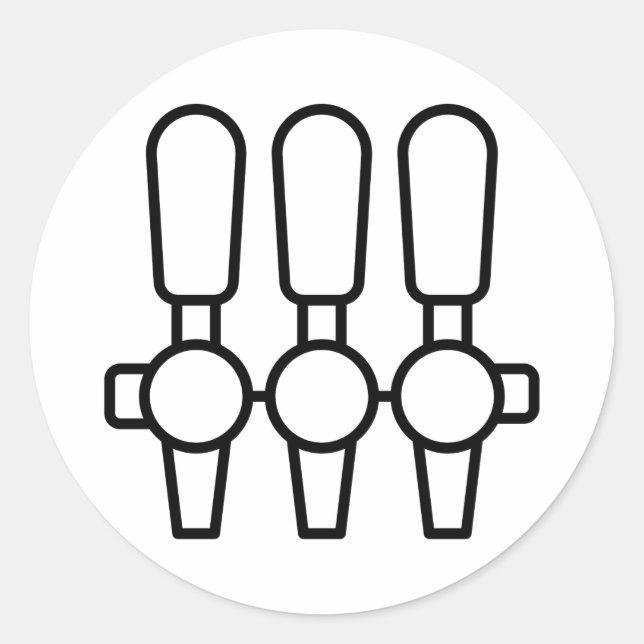 Redondo Adesivo branco (Frente)