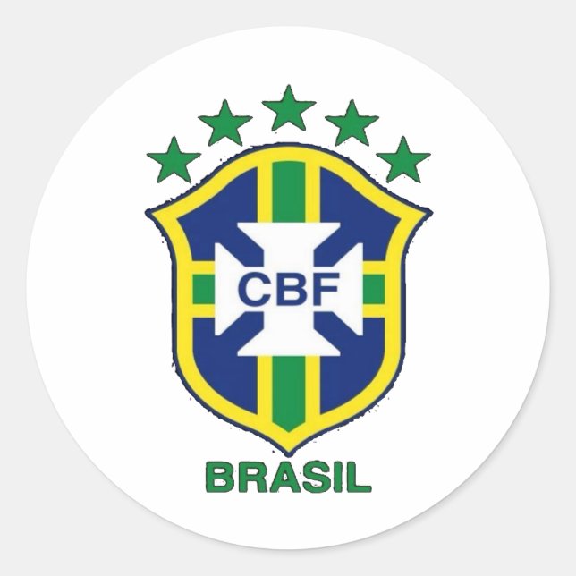Redondo Adesivo Brasil (Frente)