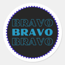 Adesivo Bravo – Adesivo de Recompensa de Motivação