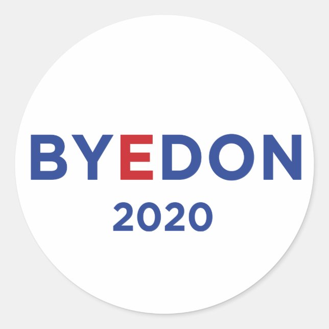 Redondo adesivo BYE DON 2020 (Frente)