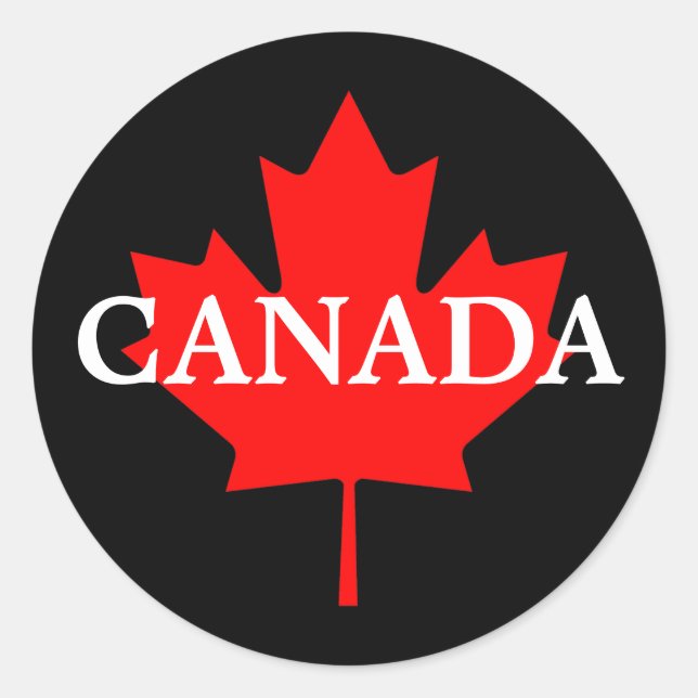 Redondo Adesivo CANADÁ (Frente)