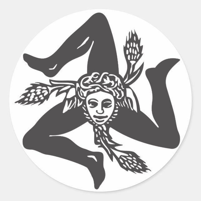 Redondo Adesivo Circolare TRINACRIA (Frente)