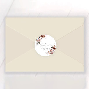 Redondo Adesivo circular clássico de Chá de fraldas flexív