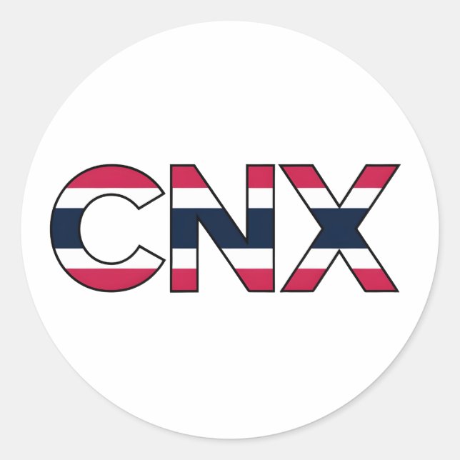 Redondo Adesivo CNX Tailândia (Frente)