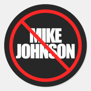 Redondo Adesivo Contra o Presidente Johnson