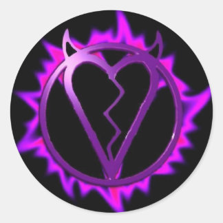 Redondo adesivo corruptagram