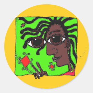 Redondo adesivo da alma cara