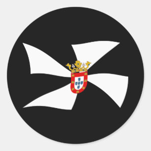 Redondo Adesivo da Bandeira de Ceuta