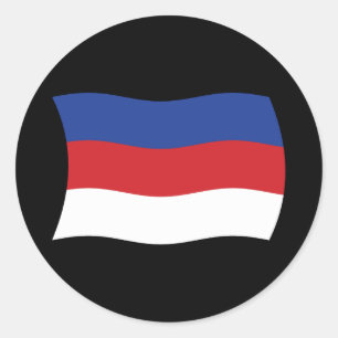 Redondo Adesivo da Bandeira dos Sorábios