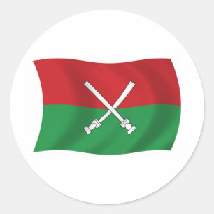 Redondo Adesivo da Bandeira Li e Miao de Hainan