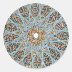 Redondo Adesivo da caligrafia islâmica