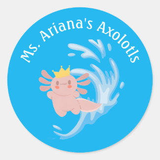 Redondo Adesivo da Equipe Axolotl 1
