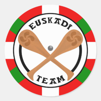 Redondo adesivo da equipe euskadi