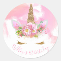 adesivo da face Unicorn