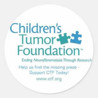 Redondo Adesivo da Fundação de Tumor para Crianças - Perso
