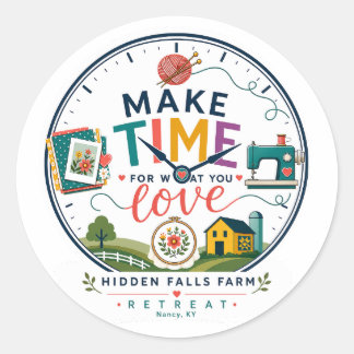 Redondo Adesivo da Hidden Falls Farm