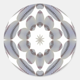 Redondo Adesivo da Mixer de Baseball