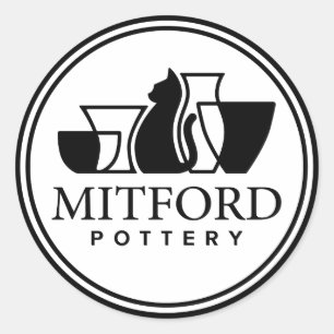 Redondo Adesivo da Pottery Mitford