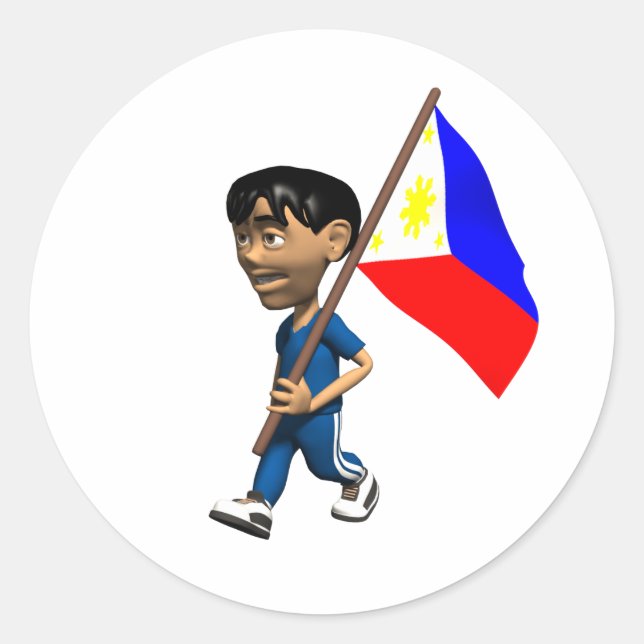 Redondo Adesivo das Filipinas (Frente)