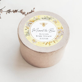 Redondo Adesivo de abelha. Chá de panela de abelha