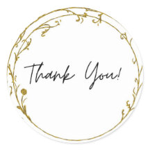 Adesivo de agradecimento