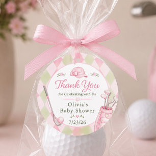 Redondo Adesivo de Agradecimento Little Putter