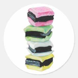 Redondo Adesivo de Alicerce de Licorice