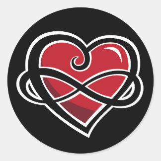 Redondo Adesivo de amor infinito
