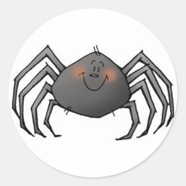 Redondo adesivo de aranha (Frente)