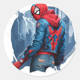 Redondo adesivo de aranha