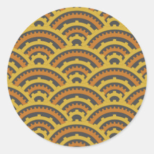 Redondo Adesivo de Arcos Horários