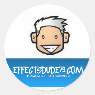 Redondo adesivo de avatar