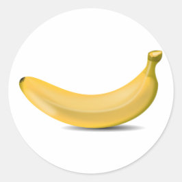 Redondo Adesivo de banana
