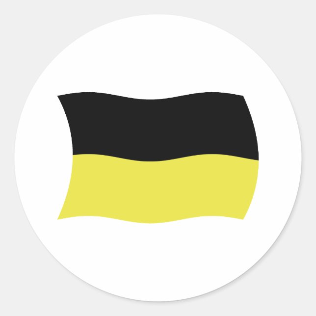Redondo Adesivo de bandeira dos caxúbios (Frente)
