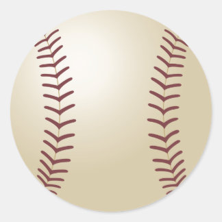 Redondo Adesivo de baseball