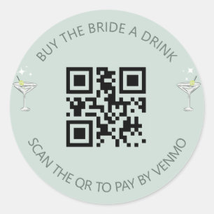 Redondo Adesivo de Bebida de Despedida de Solteira Bikinis