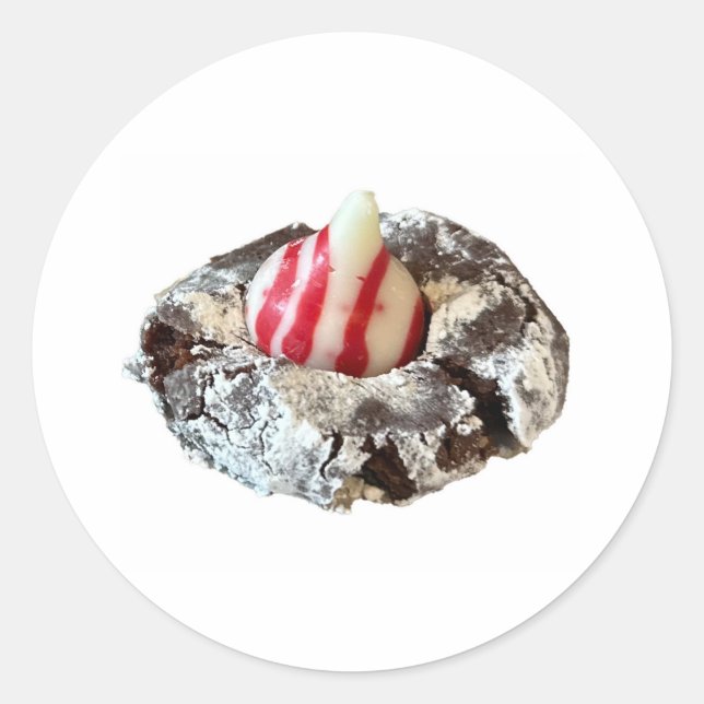 Redondo Adesivo de beijo (Frente)