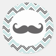 Adesivo de Bigode Chevron