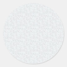 Adesivo de casamento com monograma branco elegante