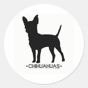 Redondo Adesivo de Chihuahuas