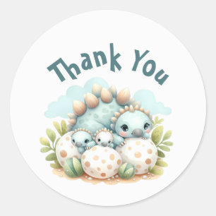 Redondo Adesivo de Chuveiro de Bebê Dinossauro Dino Mite F