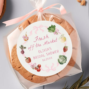 Redondo Adesivo de Chuveiro de Noiva Fresco do Mercado
