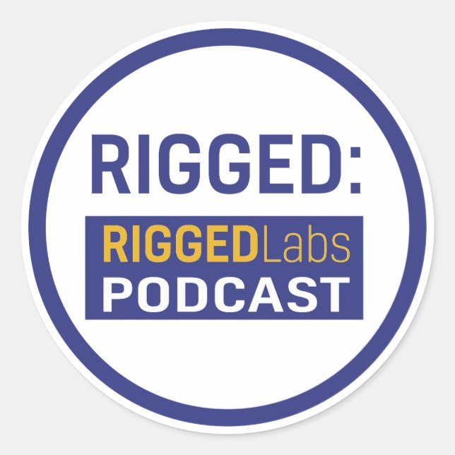 Redondo Adesivo de Conscientização RIGGEDLabs 3 polegadas  (Frente)