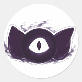 Redondo Adesivo de Criatura de Fantasia Neo-Kageko
