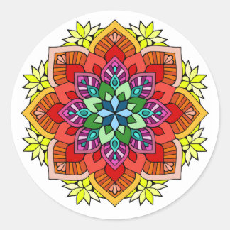 Redondo adesivo de design 2