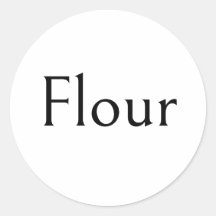 Adesivo de Despensa de Alimentos de Farinha, Minim